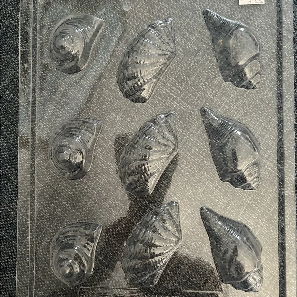 Clear Plastic Chocolate Mold Bundle - 12